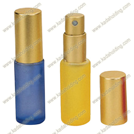 12ml frosted glass perfume bottle with aluminium spray and cap