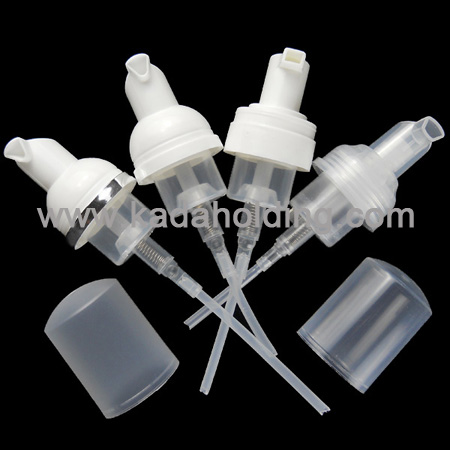 30mm plastic foam pump sprayer with clear overcap