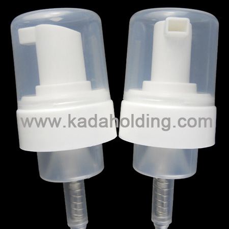 43mm Plastic Mousse Foamer Pump with Clear Cap