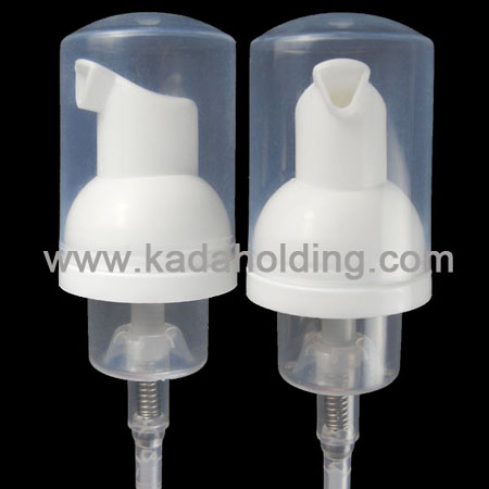 30mm plastic foam pump sprayer with clear cap