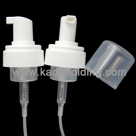 42mm foam Pump plastic,foam bottle head with clear cap