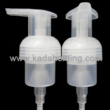40mm 42mm 43mm Clear Plastic Soap Foam Pump Dispenser