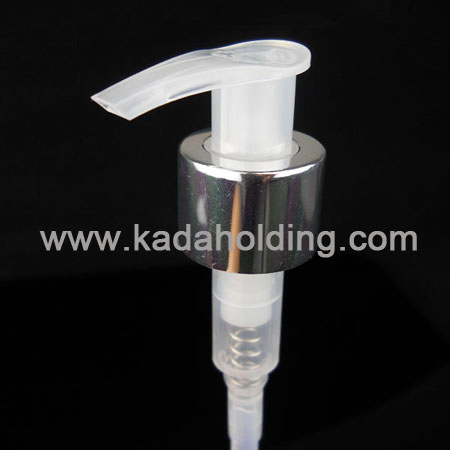 Aluminum ribbed soap pump,lotion pump
