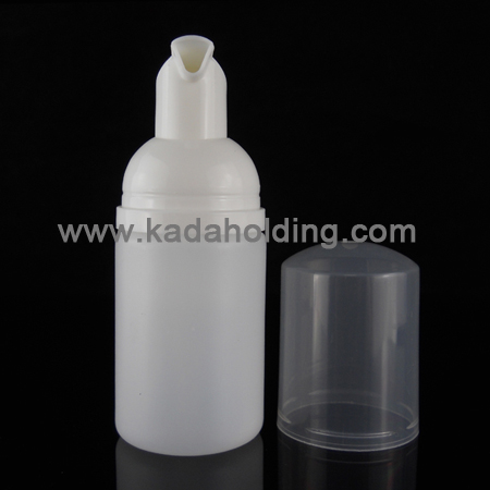 30ml translucent HDPE foam bottle with 30mm foam pump