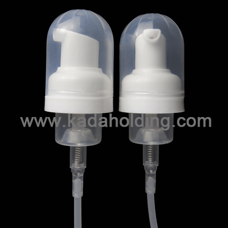 30mm PP foaming pump with clear overcap