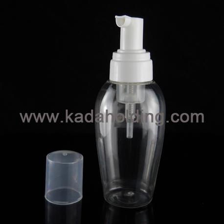 80ml PET foam pump bottle,cosmetic bottle with sprayer