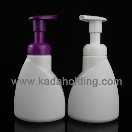 300ml 350ml HDPE foam soap bottle with 40mm foamer top