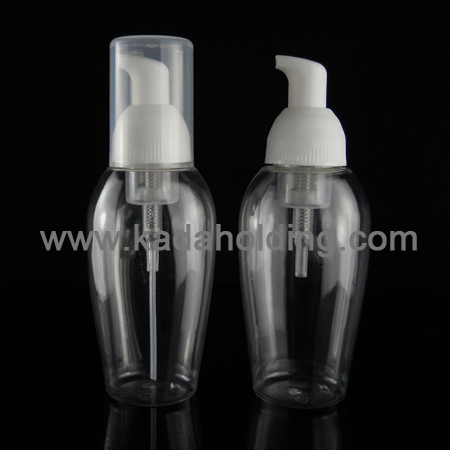 80ml plastic foaming dispenser bottle with 28mm pump foam