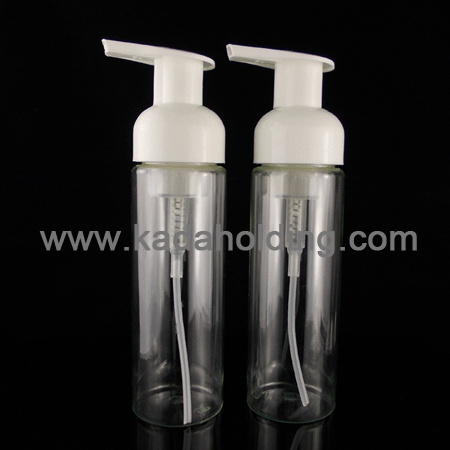 200ml plastic foam bottle with foaming dispenser pump 43mm