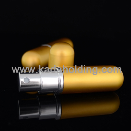 5ml aluminum perfume atomizer/dispenser