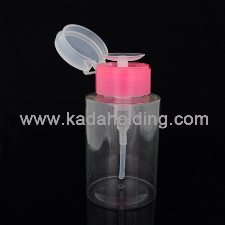 200ml PET plastic remover bottle,nail pump bottle